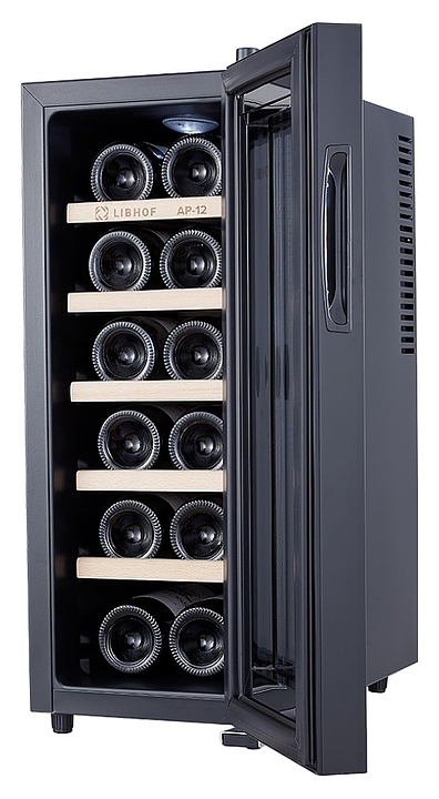 Винный шкаф Libhof Amateur AP-12 black - фото №6
