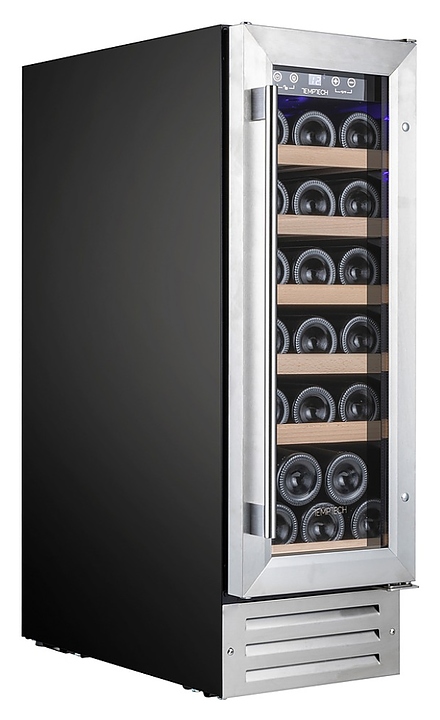 Винный шкаф Temptech Premium WPQ30SCS нерж. сталь - фото №4