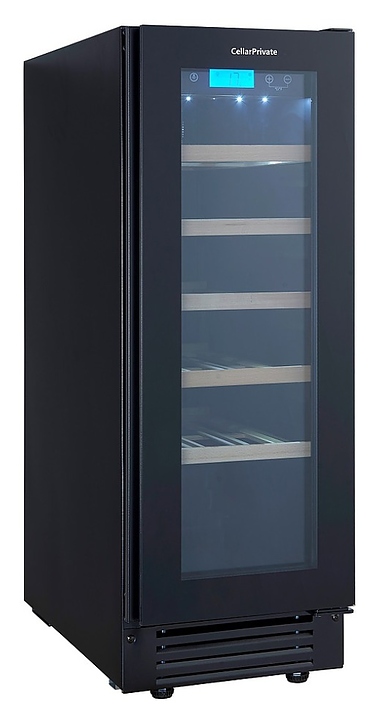 Винный шкаф Cellar Private CP020-1TBH черная дверь - фото №10