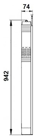 Скважинный насос Grundfos SQ 3-105 с кабелем 80 м - фото №2