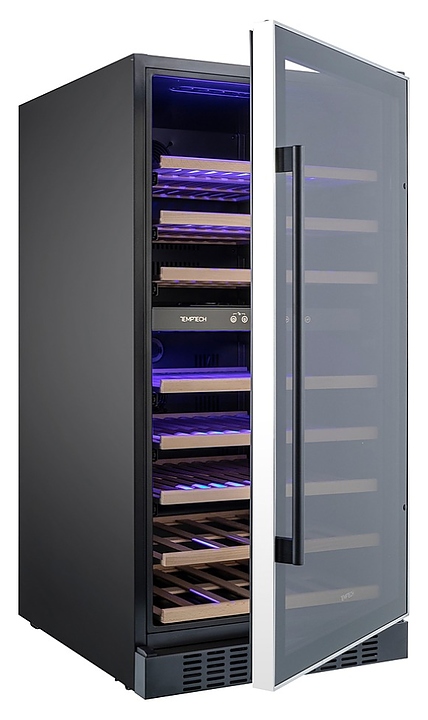 Винный шкаф Temptech Premium WP120DCB черный - фото №3
