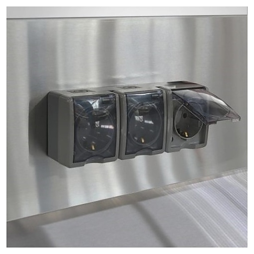 Стол холодильный Finist СХСн-600-2 (нижний холодильный агрегат, с бортом) - фото №4