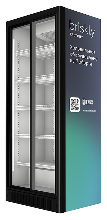 Шкаф холодильный Briskly R DOUBLE 8 Slide - фото №2