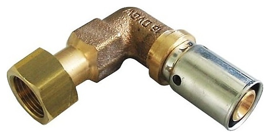 Пресс-угольник с переходом Oventrop Cofit P 1512752, 16х2 мм - Rp 1/2