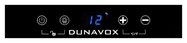 Винный шкаф Dunavox DX-19.58BK - фото №4