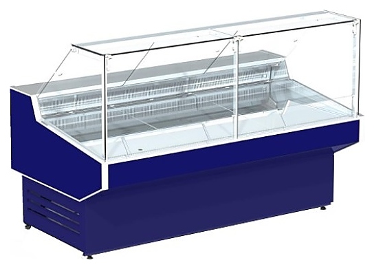 Витрина холодильно-морозильная CRYSPI Magnum Quadro SN 2500 Д (без фронтальной панели и боковин) - фото №1