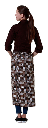 Клён Рубашка женская коричневая (Рост 170 размер 44), набор из 5 штук - фото №2