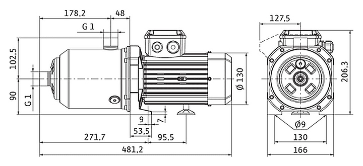 Циркуляционный насос Wilo MEDANA CH1-L.407-1/E/A/10T - фото №2