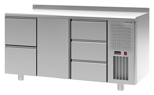 Стол холодильный POLAIR TM3-203-G с бортом - фото №1