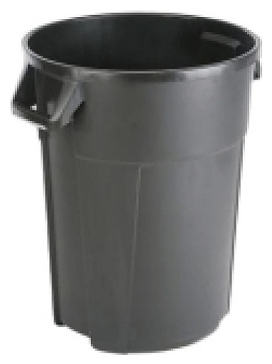 Контейнер для мусора Vileda Professional ТИТАН, 120 л, черный - фото №1