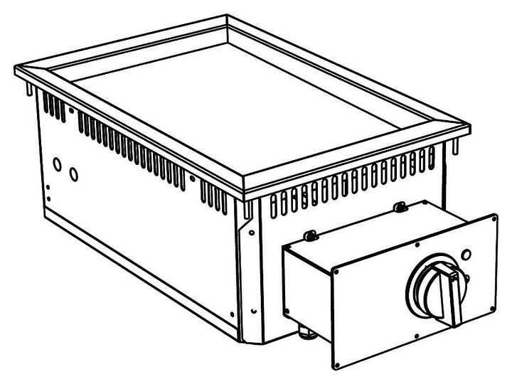 Жарочная поверхность встраиваемая Apach SLDI7FTE4CL - фото №1