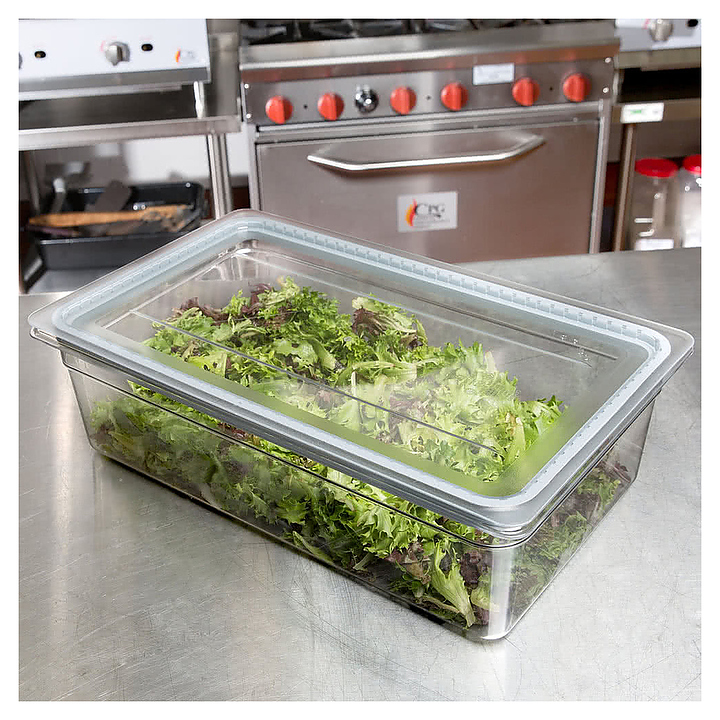 Крышка для гастроемкости Cambro 10CWGL 135 GN 1/1 (530х325) поликарбонат - фото №4
