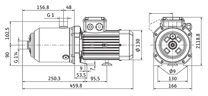 Циркуляционный насос Wilo MEDANA CH1-L.604-2/V/E/10T - фото №2