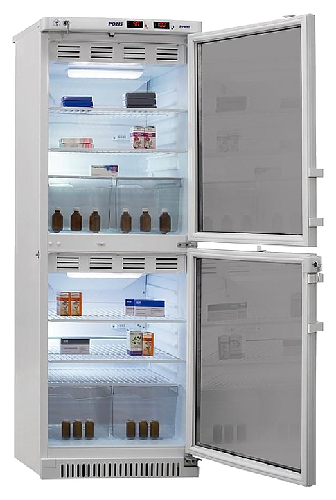 Холодильник фармацевтический POZIS ХФД-280 метал. двери - фото №1