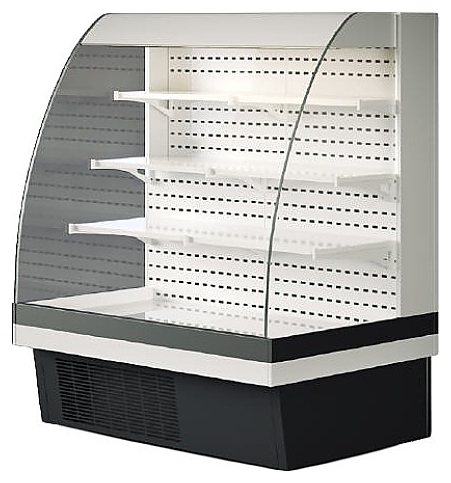 Горка холодильная ENTECO MASTER НЕМИГА П 375 ВС-1,4-6,5-1-5Х (встроенный агрегат) - фото №1
