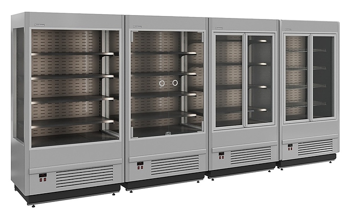 Горка холодильная Carboma FС 20-08 VM 1,3-2 0430 (Cube 1930/875 ВХСп-1,3 INOX) - фото №2