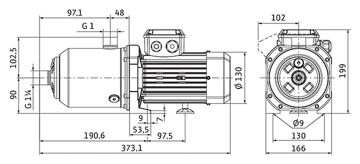 Циркуляционный насос Wilo MEDANA CH1-L.602-1/E/A/10T - фото №2