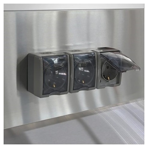Стол холодильный Finist СХСпц-700-2, среднетемпературный, с боковым расположением агрегата, для пиццы - фото №17