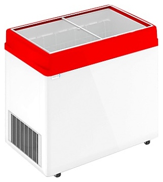 Ларь морозильный Frostor F 300 C красный - фото №1