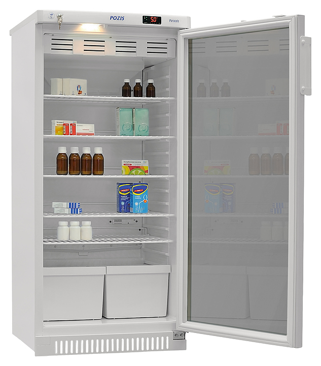 Холодильник фармацевтический POZIS ХФ-250-3 тонир. двери - фото №1