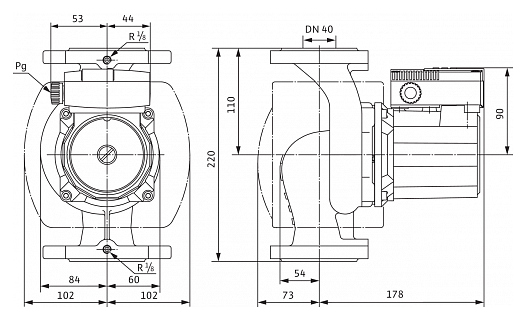 Циркуляционный насос Wilo TOP-S 40/4 3x400 B PN6/10 - фото №2