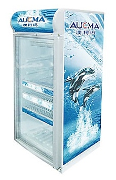 Шкаф холодильный Aucma SC-100 (стекл. дверь) - фото №1