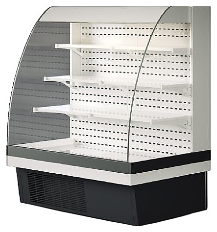 Горка холодильная ENTECO MASTER НЕМИГА П 125 ВС-0,46-2,1-1-5Х (встроенный агрегат) - фото №1