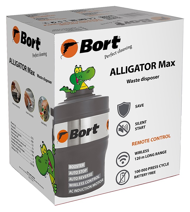 Измельчитель пищевых отходов Bort Alligator Max (93410778) Bort - фото №7