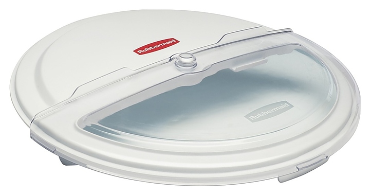 Крышка поворотная для контейнера Rubbermaid FG9G7800WHT (с ковшом) - фото №1