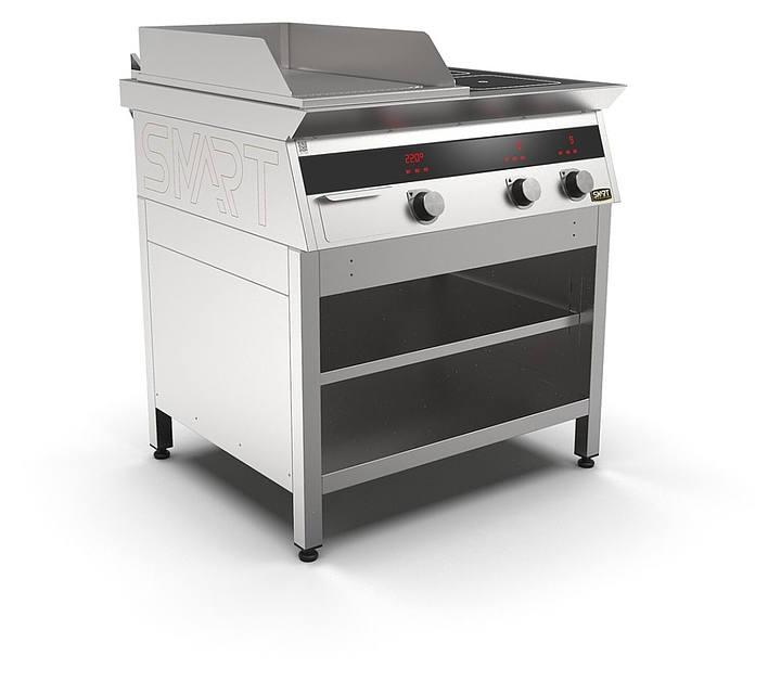 Плита индукционная комбинированная SMART INDUCTION K74-35RKN (с грилем) - фото №3