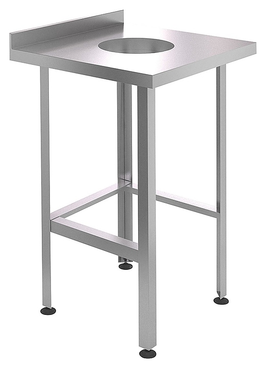 Стол для сбора отходов CRYSPI ССОП Э 600х600х955 - фото №1