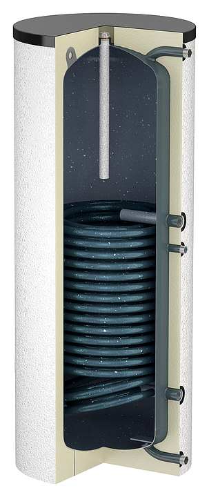 Водонагреватель косвенного нагрева Flamco FlexTherm Duo HLS 400 белый - фото №2