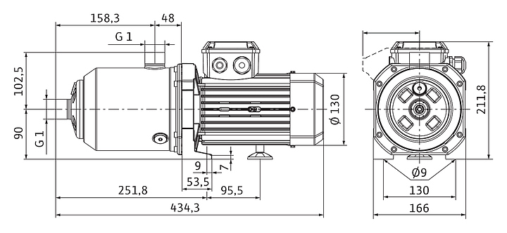 Циркуляционный насос Wilo MEDANA CH1-L.206-2/V/E/10T - фото №2