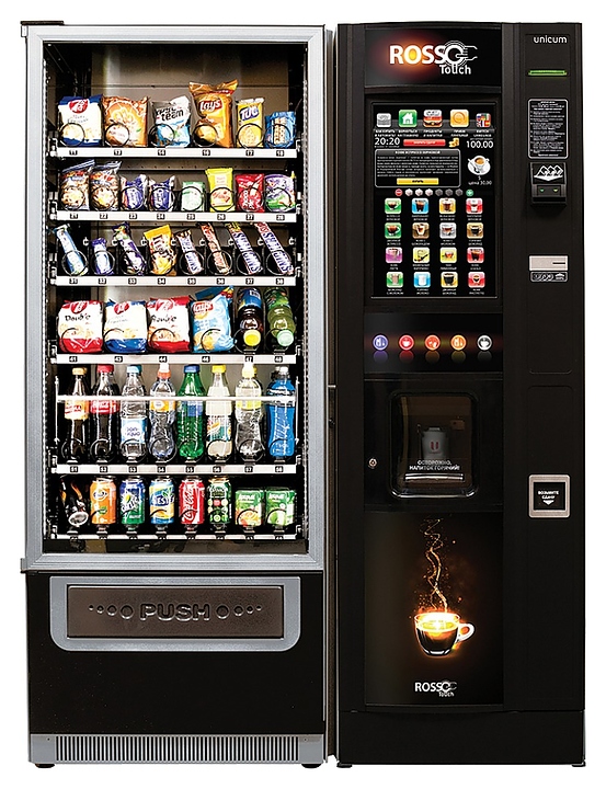 Комбинированный торговый автомат Unicum Rosso Bar Touch - фото №1