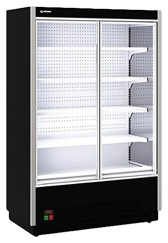 Горка холодильная CRYSPI SOLO L9 DG 2500 (без боковин, с выпаривателем) - фото №2