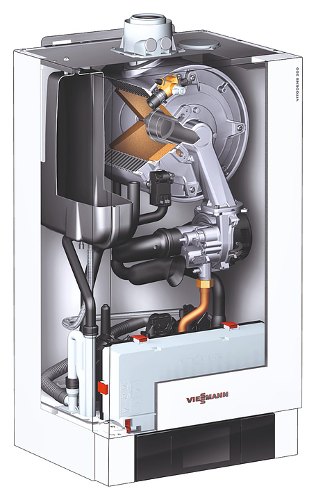 Настенный конденсационный газовый котел VIESSMANN Vitodens 200-W 2,6-26 kW с Vitotronic 200 B2HB368 - фото №2