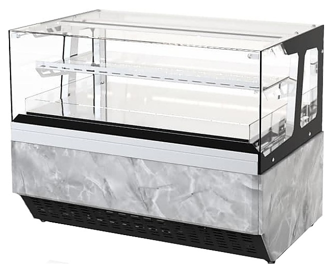 Витрина кондитерская ЧЗТО Celestium барная ювелирная с полкой XL 1100 - фото №1