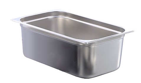 Гастроемкость Gastrotop GN 1/1-100 (530х325х100) нерж. сталь - фото №1