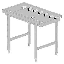 Стол роликовый Kromo K19/1 - фото №1