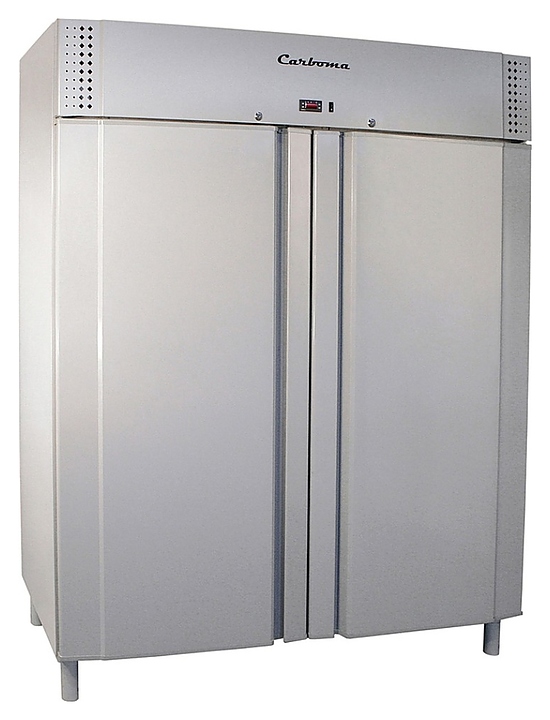 Шкаф холодильный Carboma R1400 INOX - фото №1