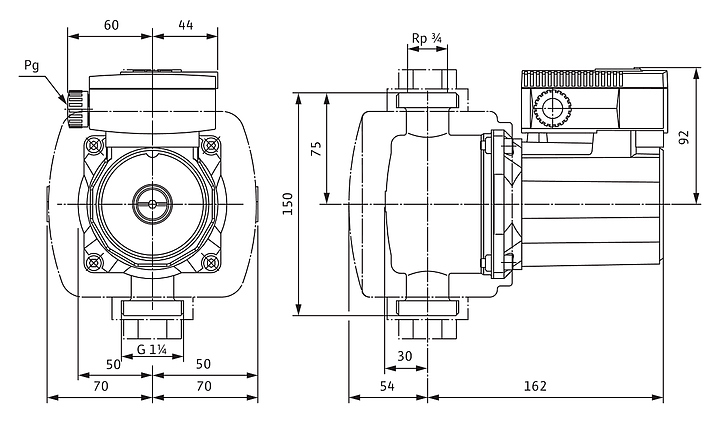 Циркуляционный насос Wilo TOP-Z 20/4 3х400 В - фото №2