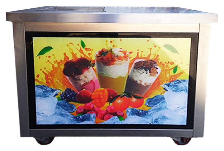 Фризер для жареного мороженого Foodatlas KCB-1F (стол для топпингов) - фото №1