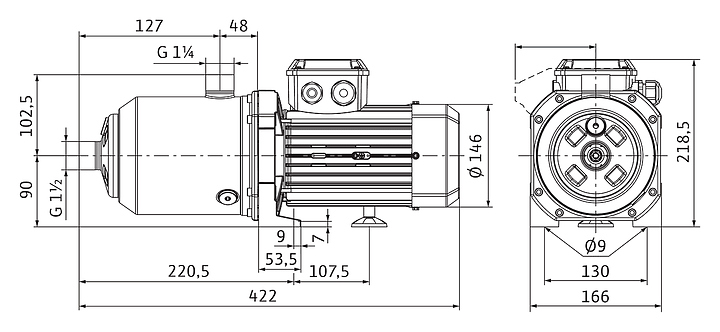 Циркуляционный насос Wilo MEDANA CH1-L.1003-2/V/E/10T - фото №2