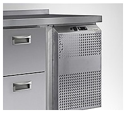 Стол холодильный Finist СХСо-1500-700, среднетемпературный, открытый, с боковым расположением агрегата - фото №7