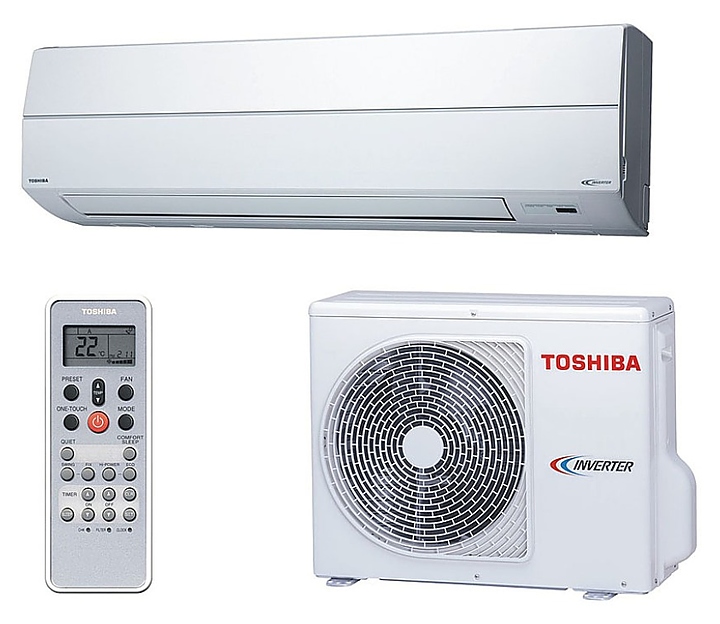Сплит-система настенная Toshiba RAS-10SKV-E2 / RAS-10SAV-E2 - фото №1
