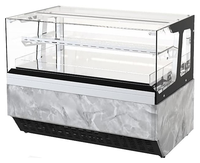 Витрина нейтральная ЧЗТО Celestium барная ювелирная с полкой XL 1430 - фото №1