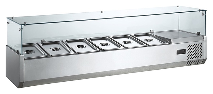 Витрина холодильная Hurakan HKN-VRX1500/380 - фото №1