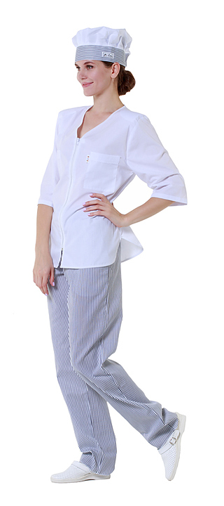 Клён Куртка женская белая 012, набор из 5 штук - фото №3