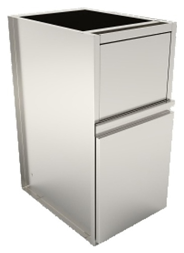 Модуль нейтральный для мусора BSV-inox BNWF6-4 - фото №1