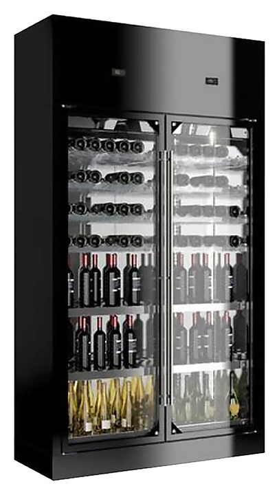 Винный шкаф Enofrigo WINE LIBRARY 3P WALL H220 P60 (A1WLW3P266P/421) черный - фото №1